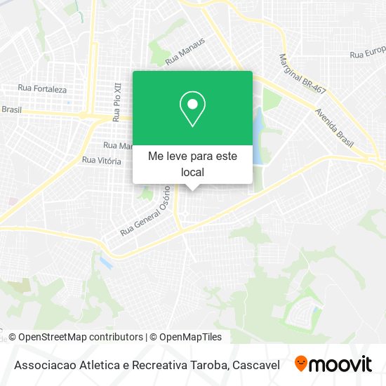Associacao Atletica e Recreativa Taroba mapa