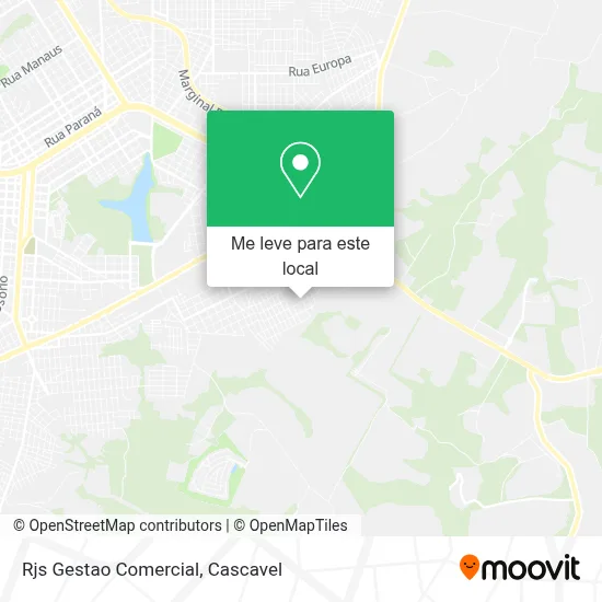 Rjs Gestao Comercial mapa