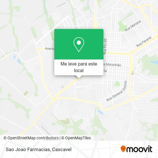 Sao Joao Farmacias mapa