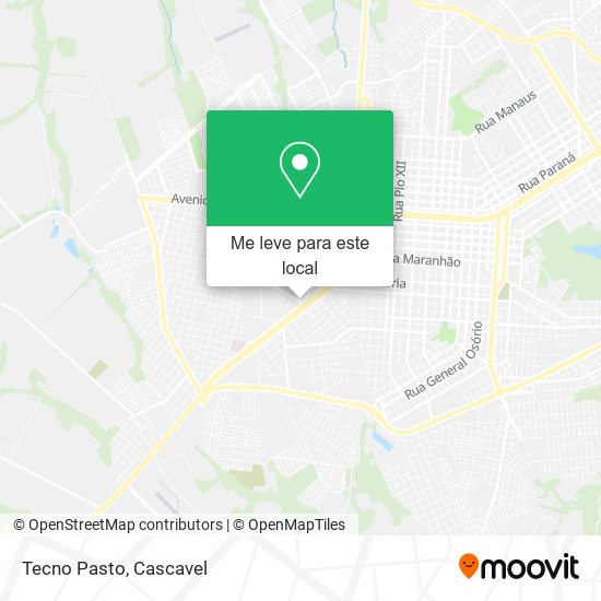 Tecno Pasto mapa