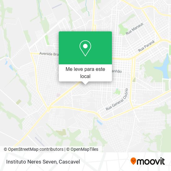Instituto Neres Seven mapa