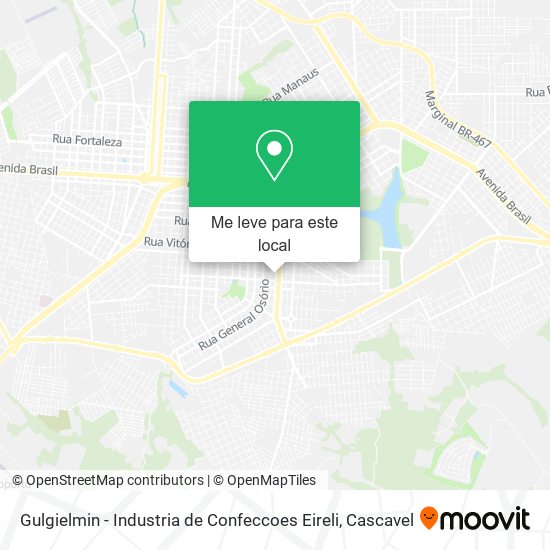 Gulgielmin - Industria de Confeccoes Eireli mapa