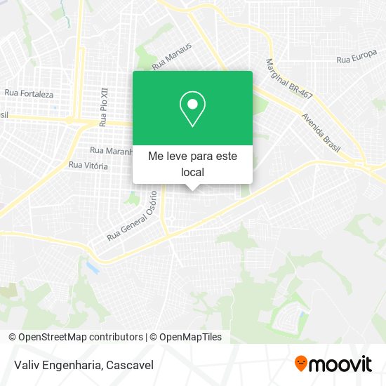 Valiv Engenharia mapa