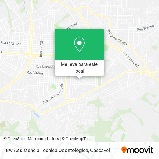 Bw Assistencia Tecnica Odontologica mapa