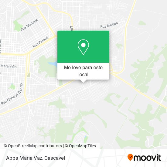 Apps Maria Vaz mapa