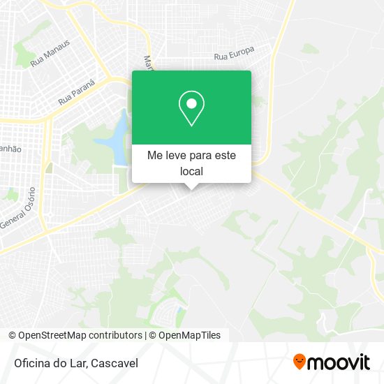 Oficina do Lar mapa