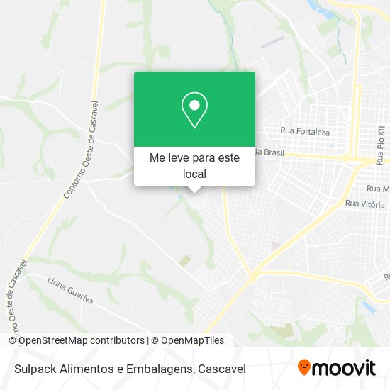 Sulpack Alimentos e Embalagens mapa