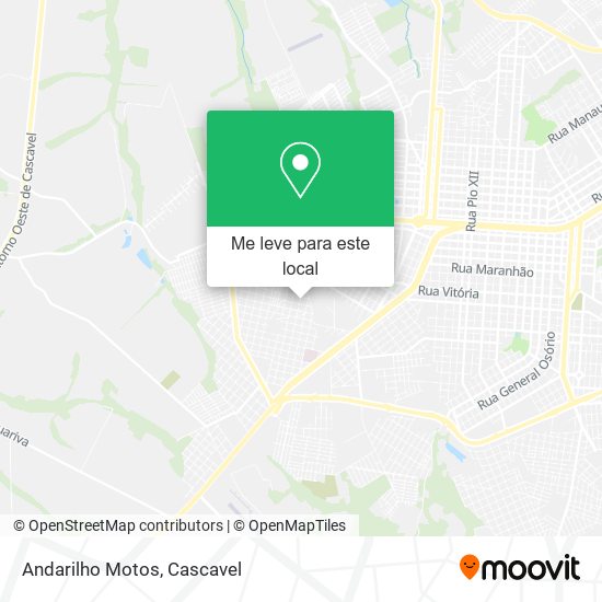 Andarilho Motos mapa