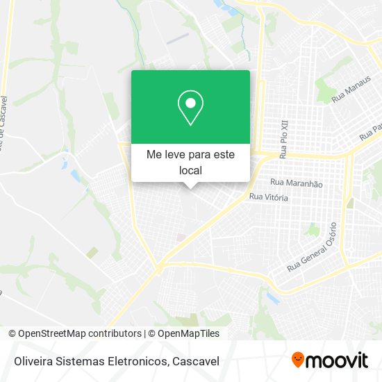 Oliveira Sistemas Eletronicos mapa