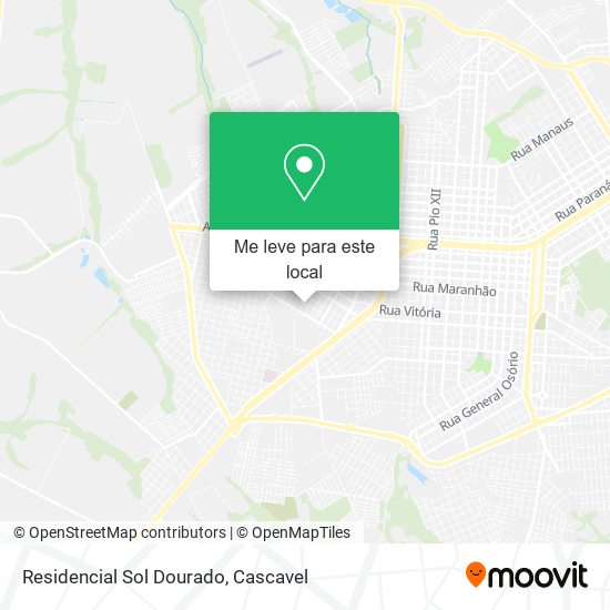 Residencial Sol Dourado mapa