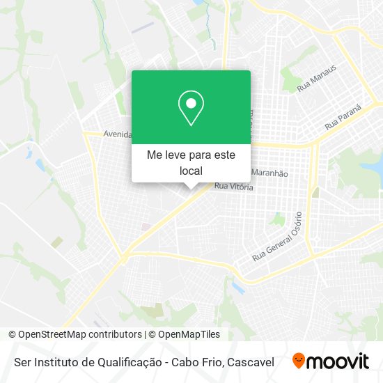 Ser Instituto de Qualificação - Cabo Frio mapa