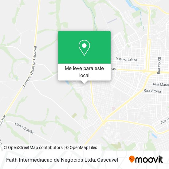 Faith Intermediacao de Negocios Ltda mapa