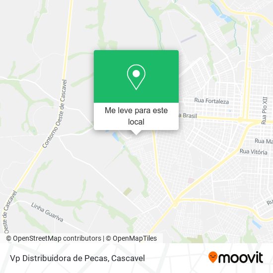 Vp Distribuidora de Pecas mapa