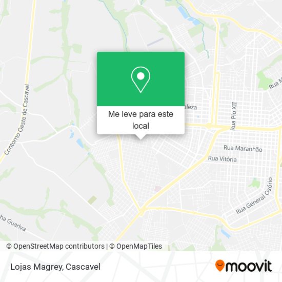 Lojas Magrey mapa