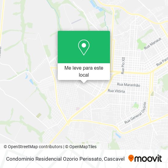 Condominio Residencial Ozorio Perissato mapa