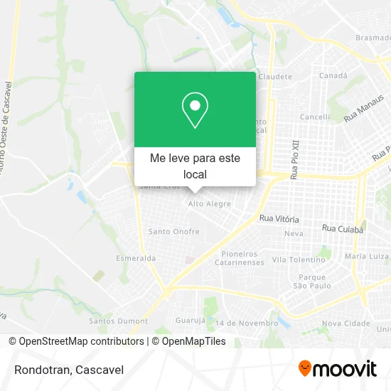 Rondotran mapa