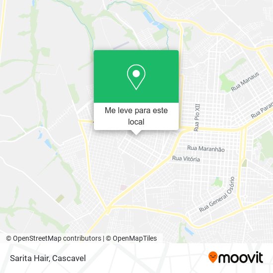 Sarita Hair mapa