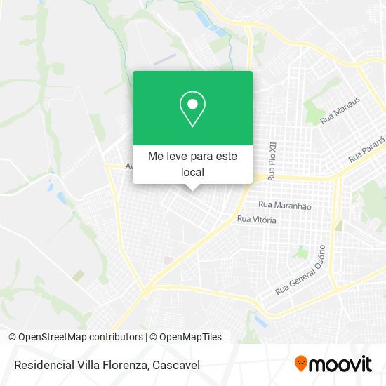 Residencial Villa Florenza mapa