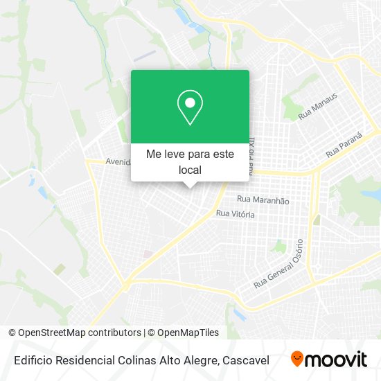Edificio Residencial Colinas Alto Alegre mapa