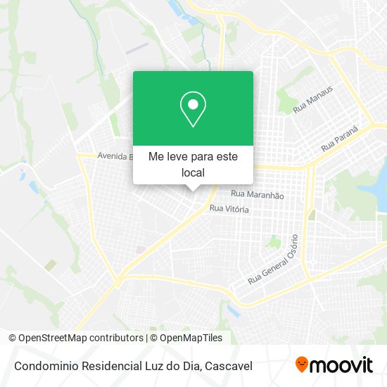Condominio Residencial Luz do Dia mapa