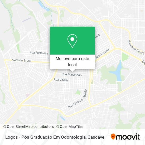 Logos - Pós Graduação Em Odontologia mapa