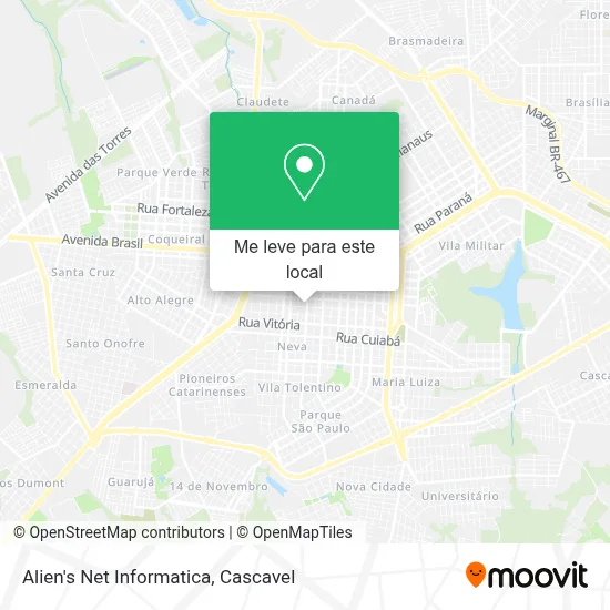 Alien's Net Informatica mapa
