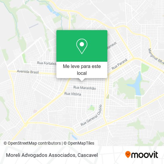 Moreli Advogados Associados mapa