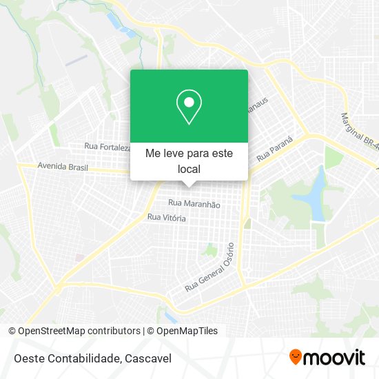 Oeste Contabilidade mapa