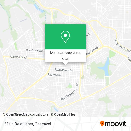 Mais Bela Laser mapa