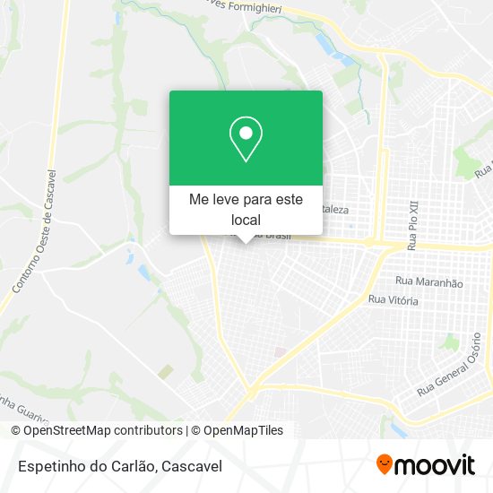 Espetinho do Carlão mapa
