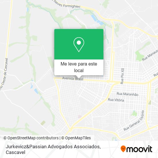 Jurkevicz&Passian Advogados Associados mapa