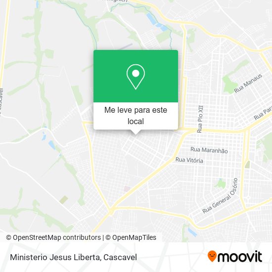 Ministerio Jesus Liberta mapa