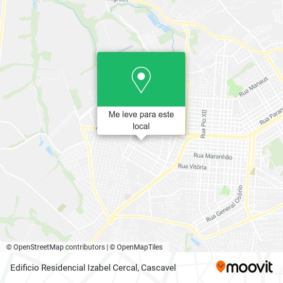 Edificio Residencial Izabel Cercal mapa