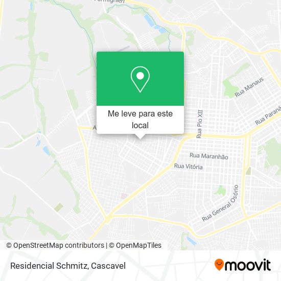 Residencial Schmitz mapa