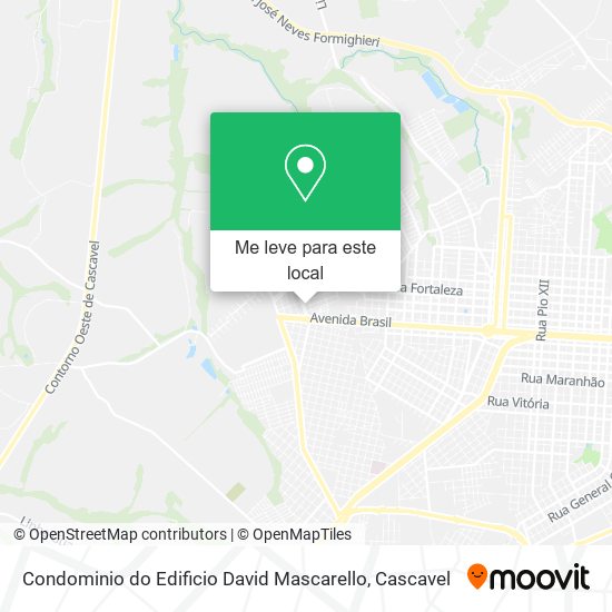 Condominio do Edificio David Mascarello mapa