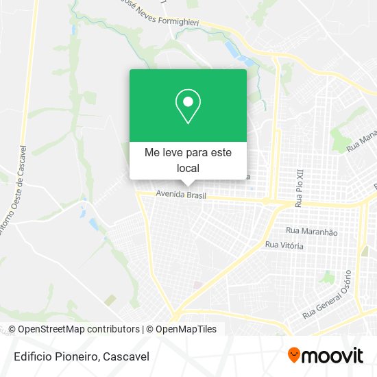 Edificio Pioneiro mapa