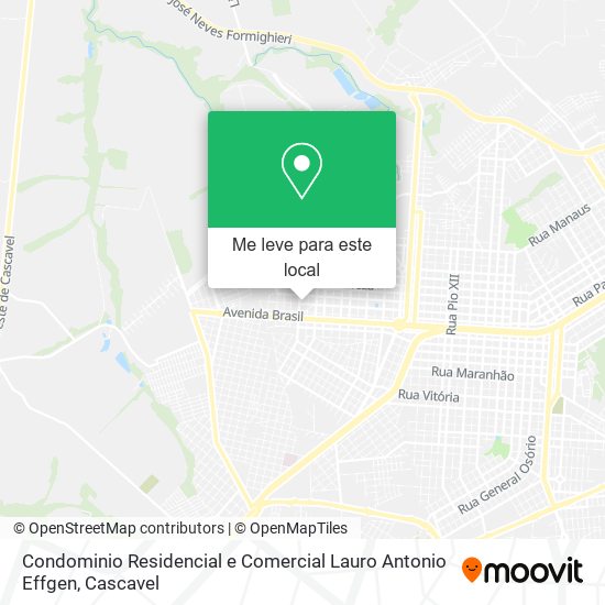 Condominio Residencial e Comercial Lauro Antonio Effgen mapa
