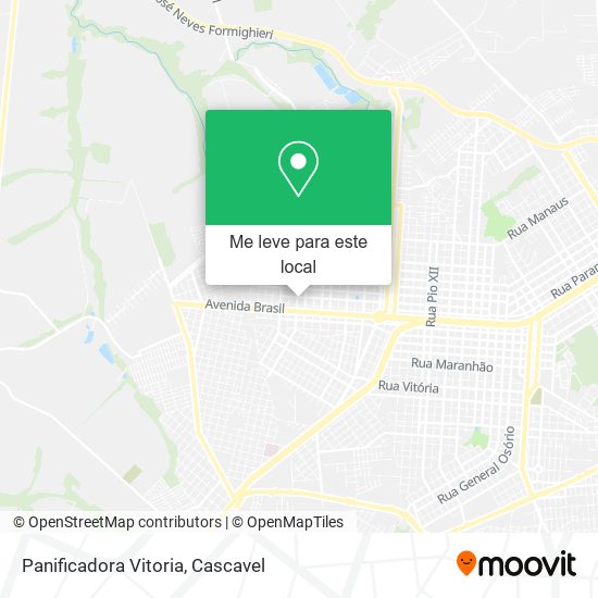 Panificadora Vitoria mapa