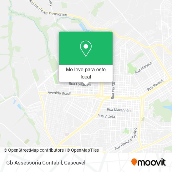 Gb Assessoria Contábil mapa