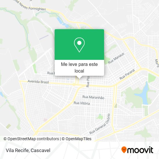 Vila Recife mapa