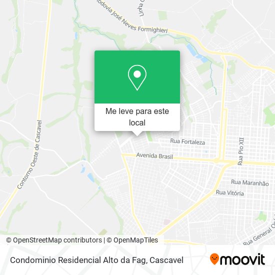 Condominio Residencial Alto da Fag mapa