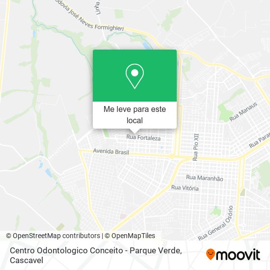 Centro Odontologico Conceito - Parque Verde mapa