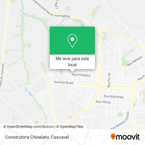 Construtora Chinelato mapa
