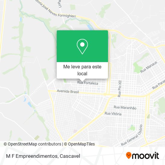 M F Empreendimentos mapa