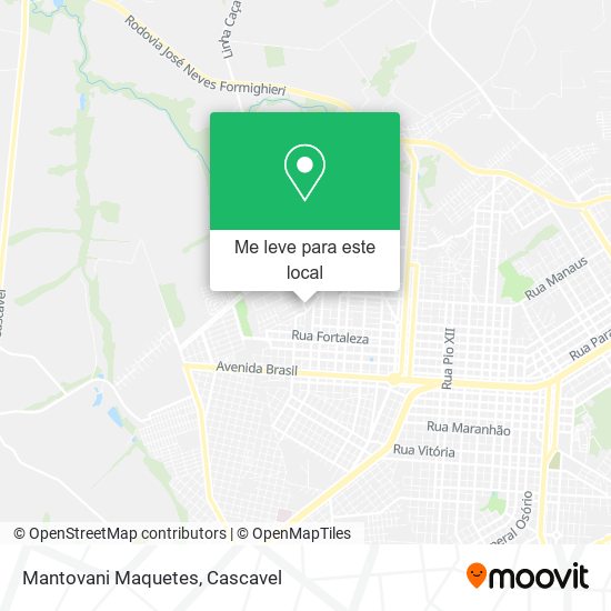 Mantovani Maquetes mapa