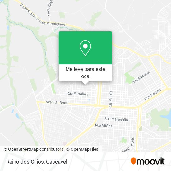 Reino dos Cilios mapa