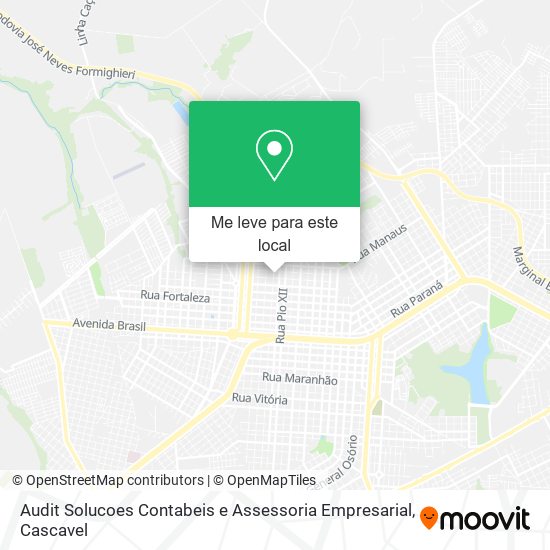Audit Solucoes Contabeis e Assessoria Empresarial mapa