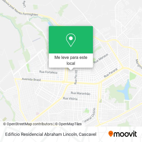 Edifício Residencial Abraham Lincoln mapa