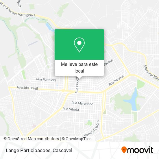 Lange Participacoes mapa