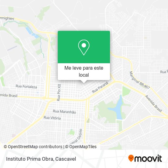 Instituto Prima Obra mapa